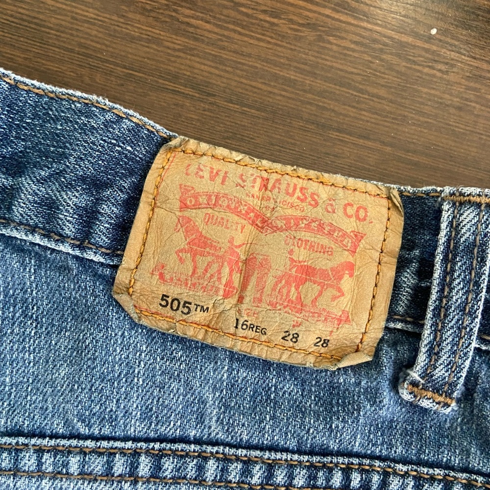 vintage levi’s 505 cutoffs 28”